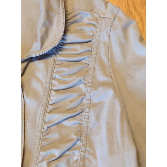 Neon Buddha Jacket Womens Small Tan Boho Hippie Big Buttons Rouched Pockets - Picture 5 of 8